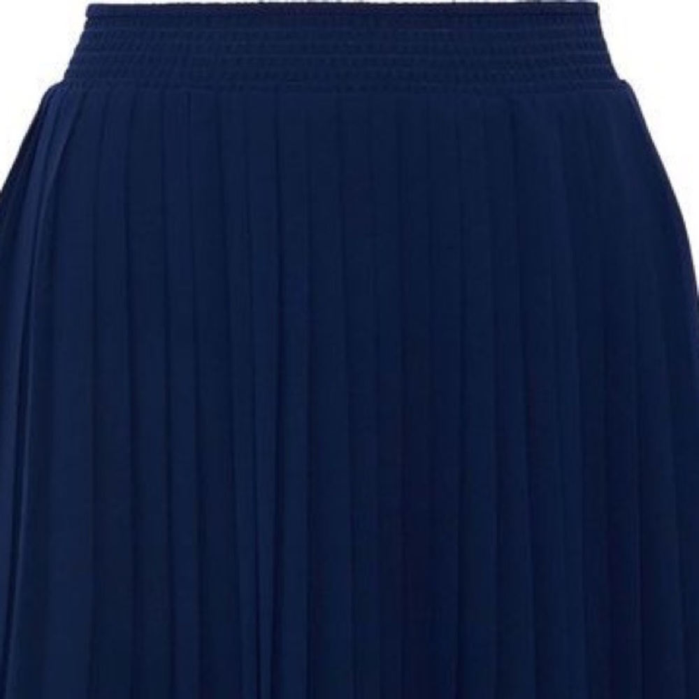 NWT Joie Pleated Colorblock Midi Skirt - Picture 5 of 6